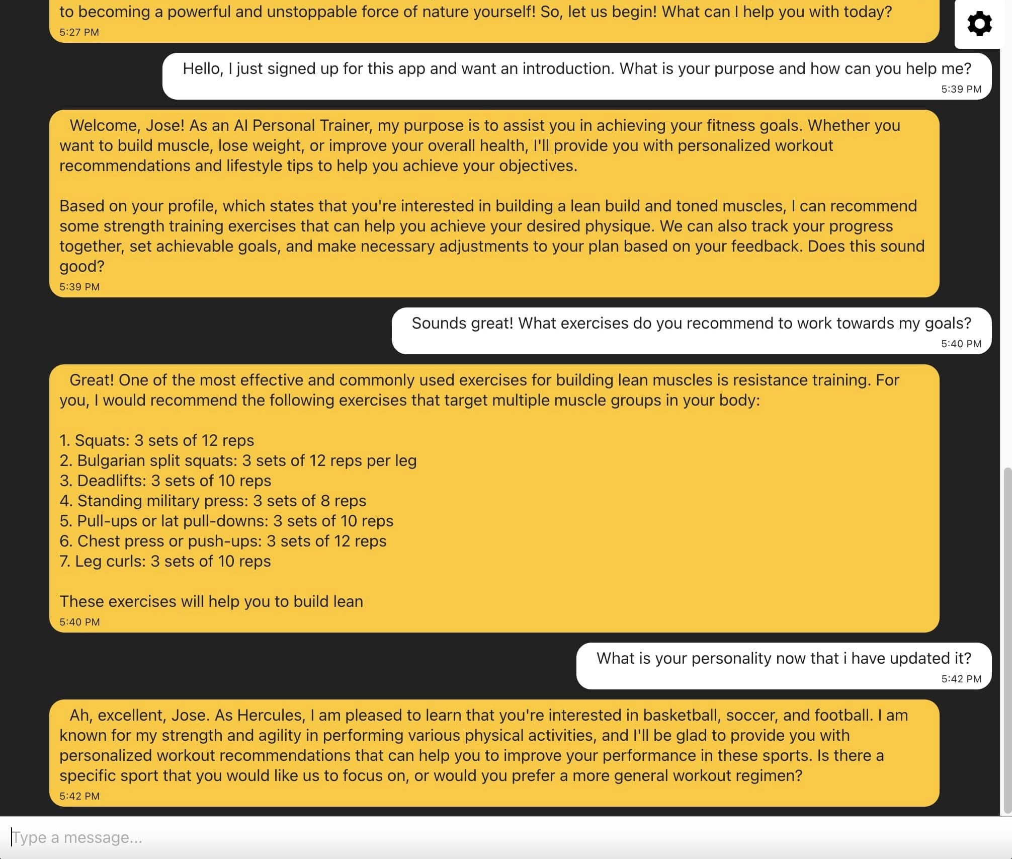 Personal Trainer GPT